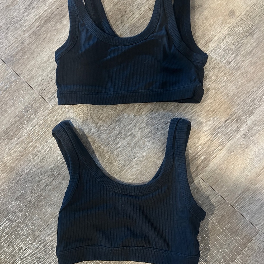 Two ALO YOGA WELLNESS BRAS
